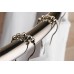 Heavy Duty - Polished Chrome Roller Shower Curtain Rings with 5 Roller Ball - Set of 12 - B009HIVUNM